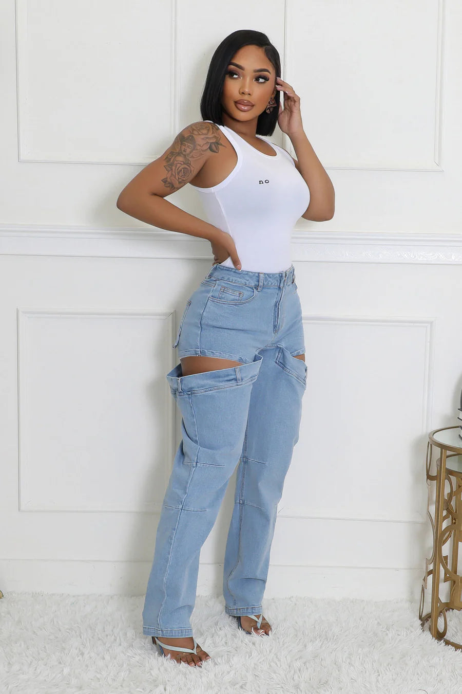 Trina Cut Out Jeans