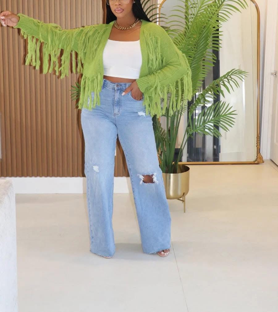 The Shaggy Fringe Sweater