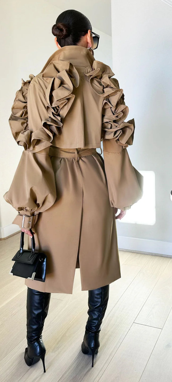 Carrey Fancy Trench