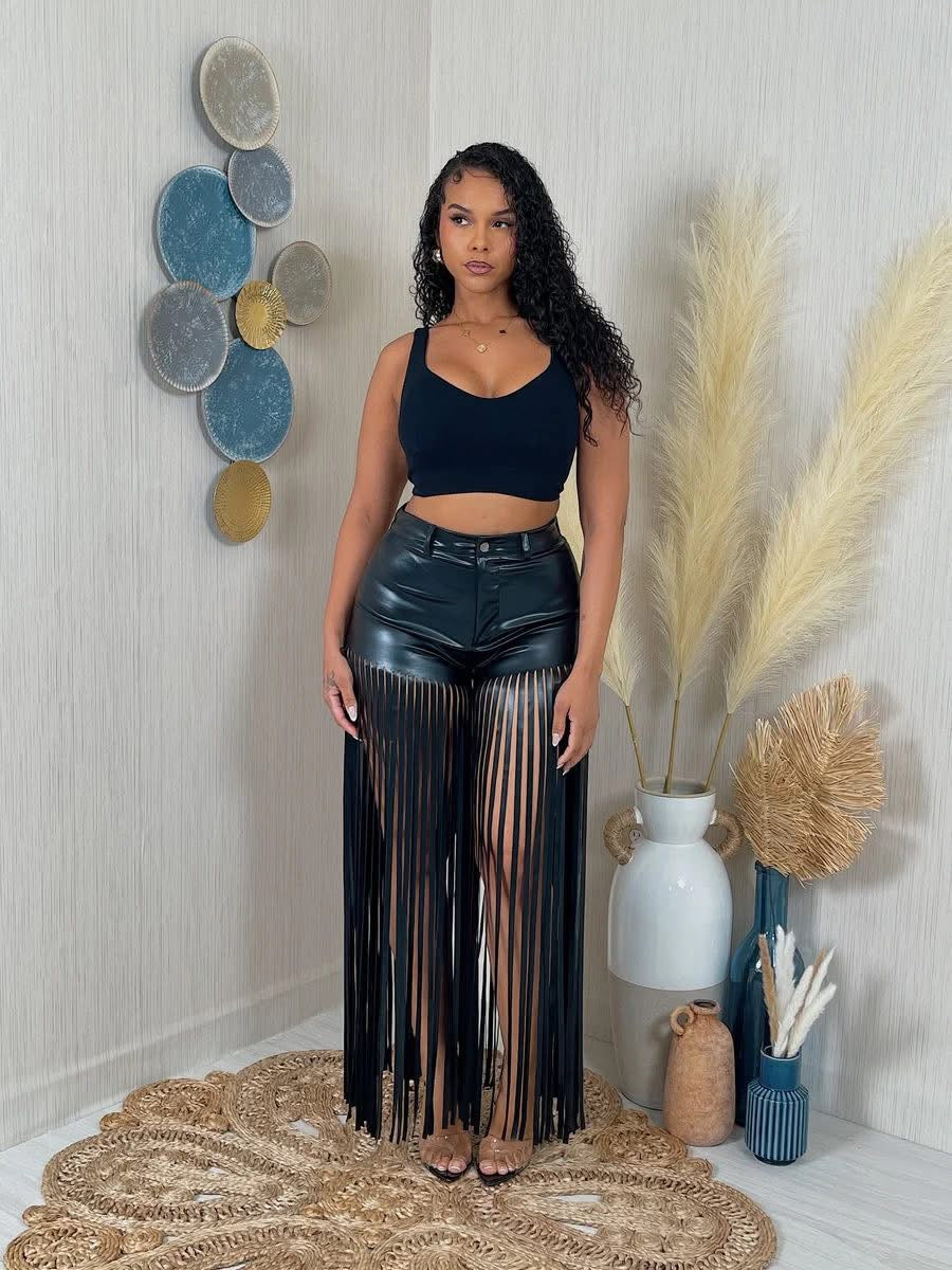 Sasha Cowgirl Fringe Shorts